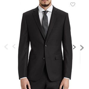 1670 Slim Fit Blazer Suit Jacket Lord & Taylor Black NWT